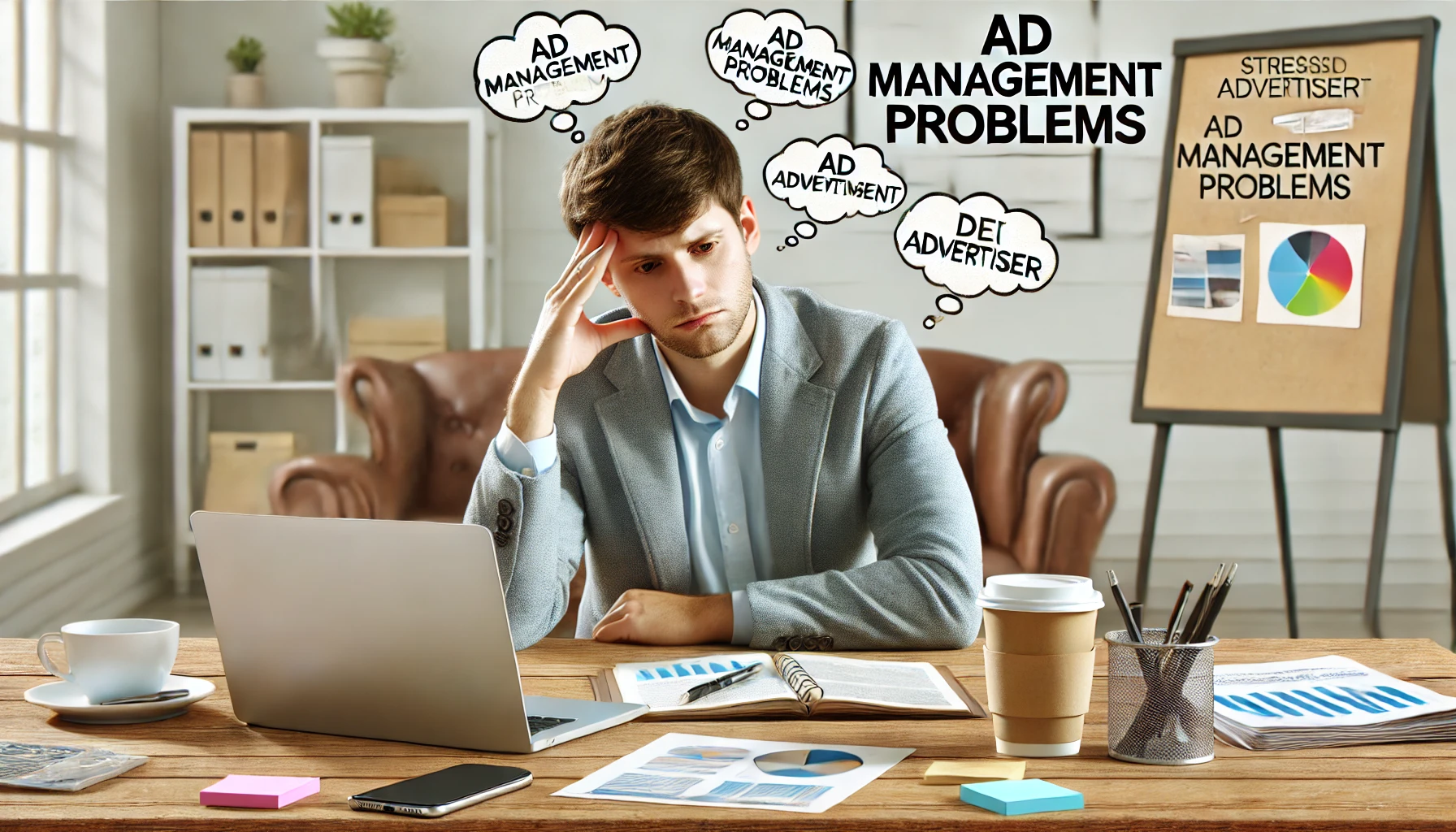 Advertiser pusing memikirkan masalah pengelolaan iklan